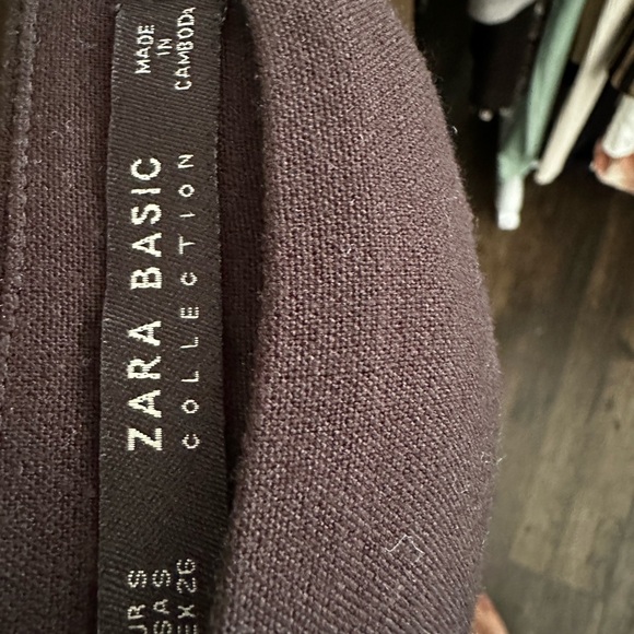 BLACKK ZARA SAILOR STYLE WIDE LEG TROUSERS S - Picture 4 of 6